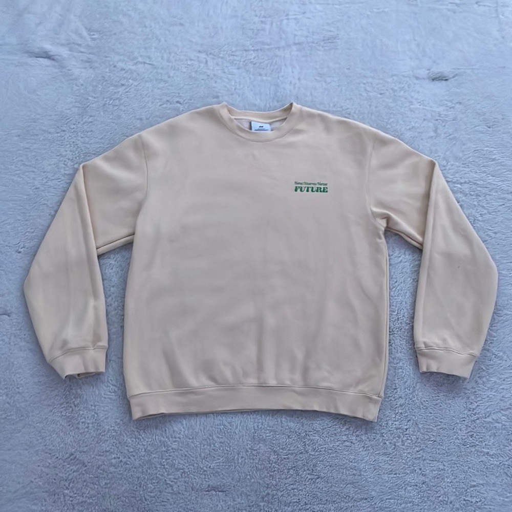 Pale Yellow H&M Crewneck